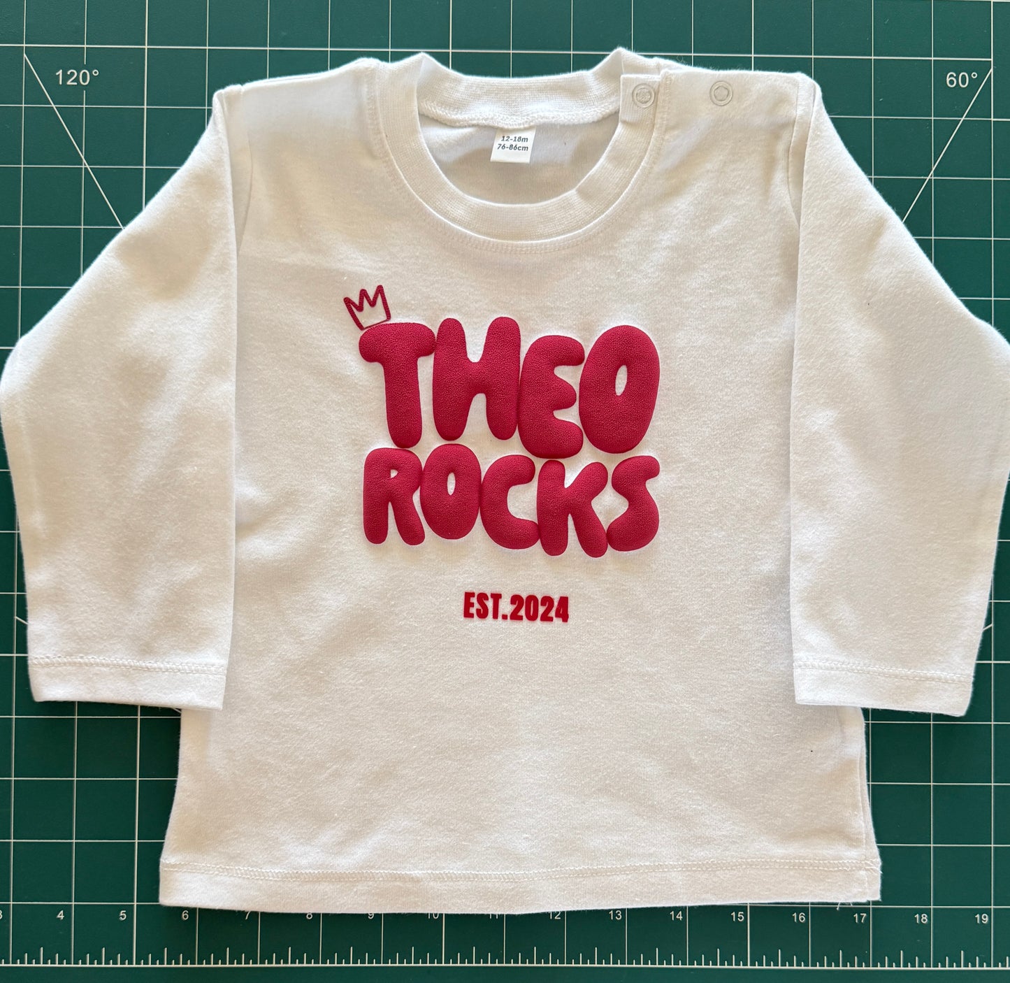 KIDS ROCK! CUSTOM PUFF PRINT!