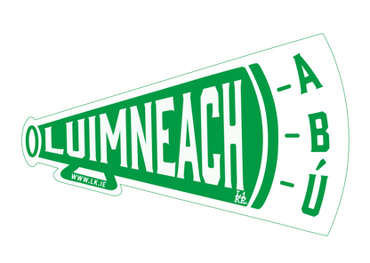 LUIMNEACH ABÚ *OUTSIDE* WINDOW STICKERS!