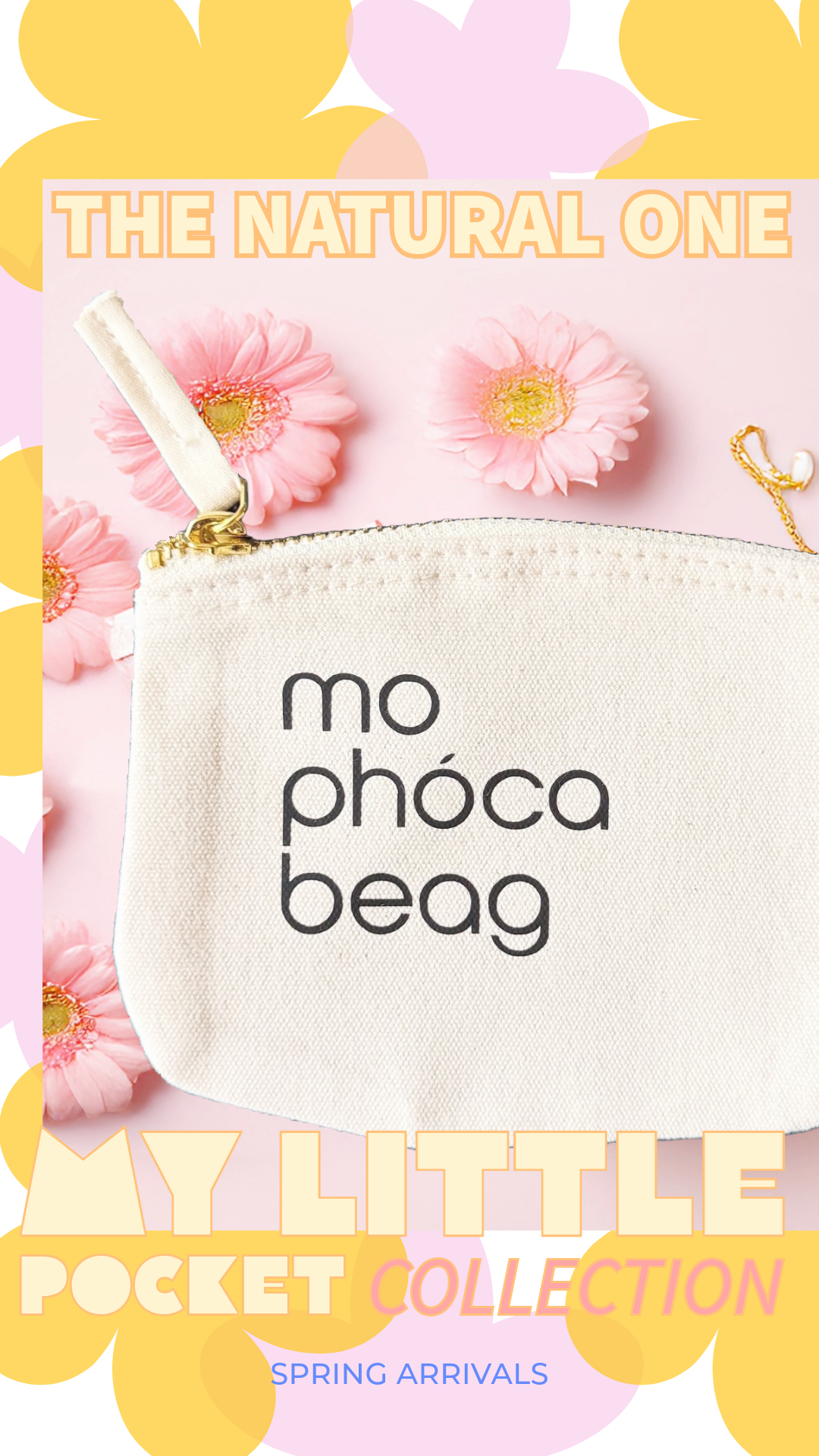 Mo Mhála Mór & Phóca Beag Co-Ord BUNDLE, in Natural Cotton